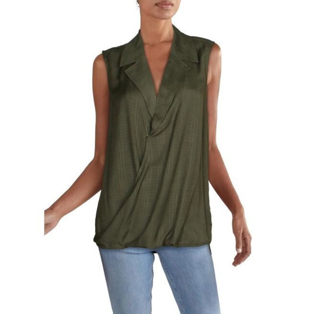 Nanette Lepore women blouse top shirt NW9S11W26 Sweet Romance green XS $78